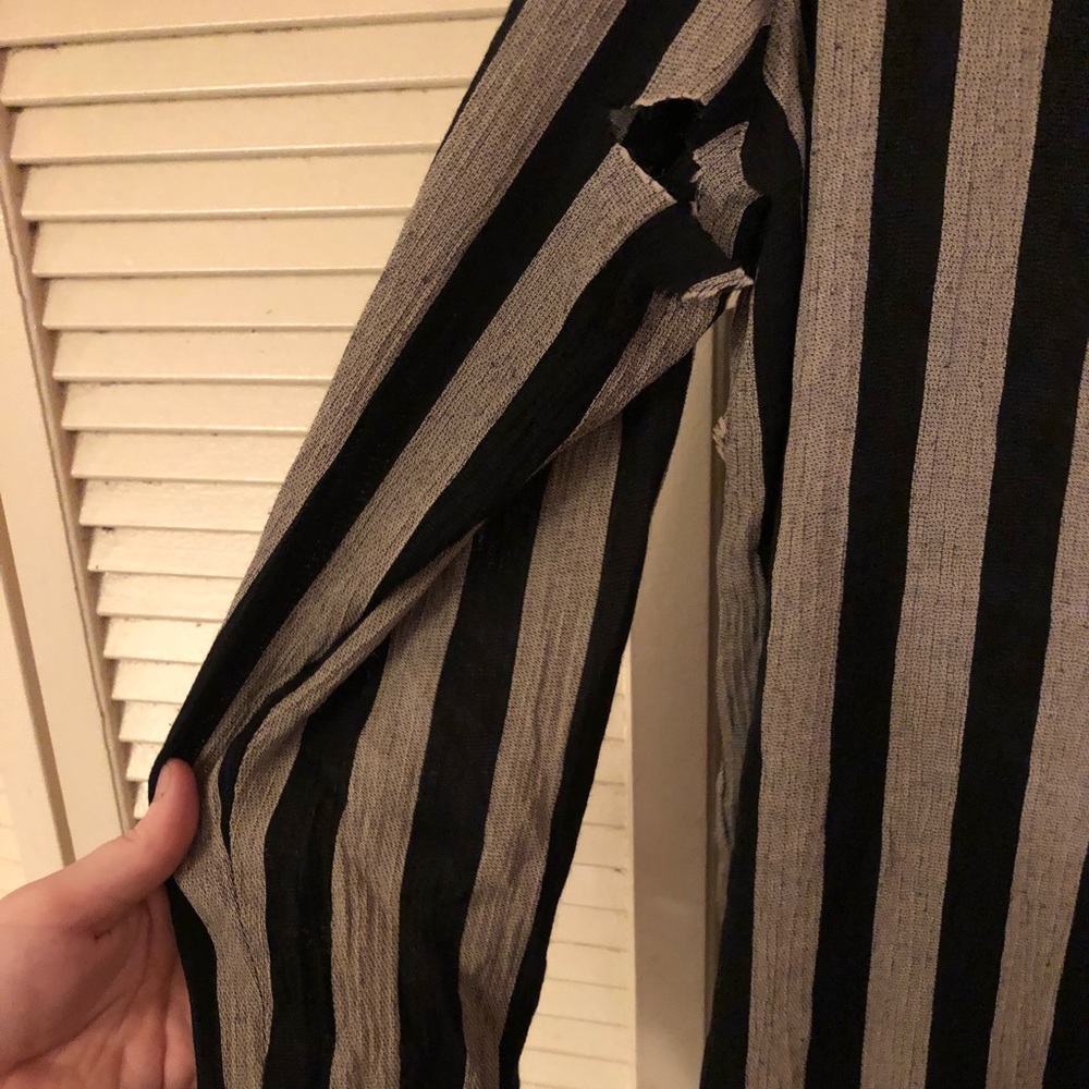 {SALE} VTG DMG pinup pinstripe longline duster - Picture 4 of 8